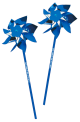 Awareness Plastic Pinwheels