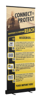 Connect to Protect Suicide Resources Retractor Banner Display Kit