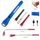 Telescopic Rechargeable Flashlight with Magnet