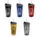 Metallic 18 Oz. Travel Tumbler With 2-In-1 Lid