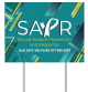 SAPR Yard Plastic Sign