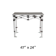 Portable Folding Display Table