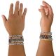 Custom Beaded Friendship Bracelet - Adult Size