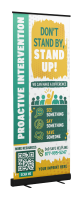 Sexual Assault Proactive Intervention Retractor Banner Display Kit
