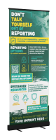 Reporting Sexual Assault Retractor Banner Display Kit