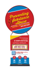 SAMHSA Helpline EuroFit Round Banner Display Kit