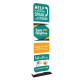 DoD Safe Helpline Euro Fit Banner Display Kit