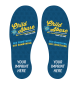 Child Abuse Hotline Surface Grip Footprints (Set of 10)