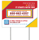 SAMHSA Helpline Yard Plastic Sign