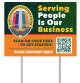 ACES Yard Plastic Sign