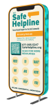 DoD Safe Helpline Cell Phone Shape Display