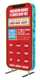 SAMHSA Helpline Cell Phone Shape Display