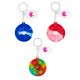 Push Pop Bubble Round Fidget Keychain