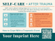 Self Care After Trauma Rectangle Magnet