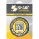 SHARP 1-Pack Button Card