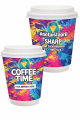 SHARP #notjustapril 12 oz. Paper Cup w/ Lid